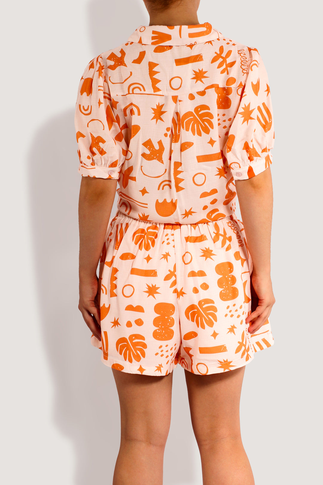 THE LUCILLE AFTERNOON MATCHING SHORTS AND TOP SET