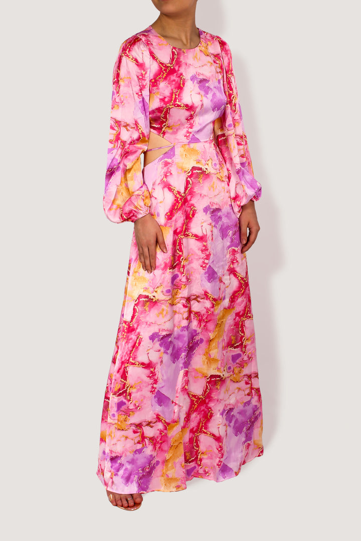 PINK WONDERLAND MAXI DRESS