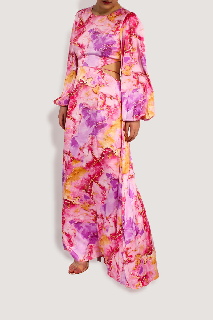 PINK WONDERLAND MAXI DRESS