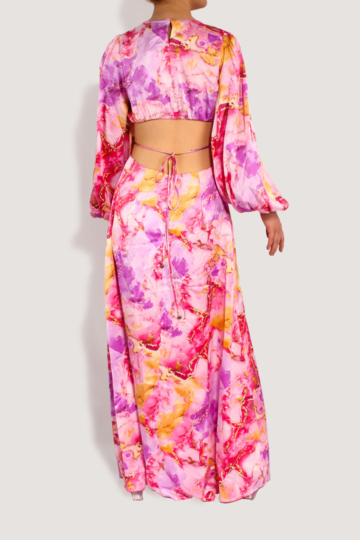 PINK WONDERLAND MAXI DRESS