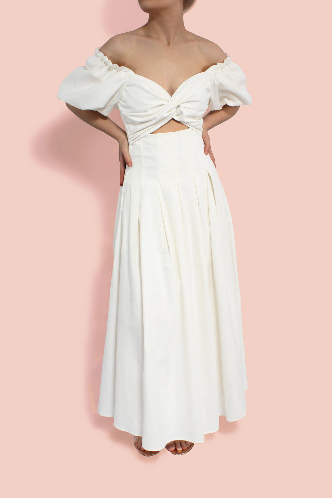 RIVIERA WHITE MAXI DRESS