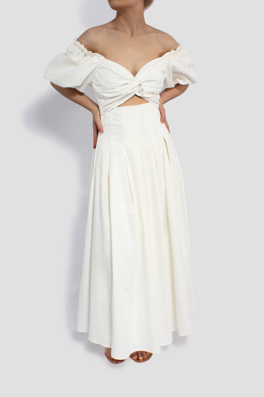 RIVIERA WHITE MAXI DRESS