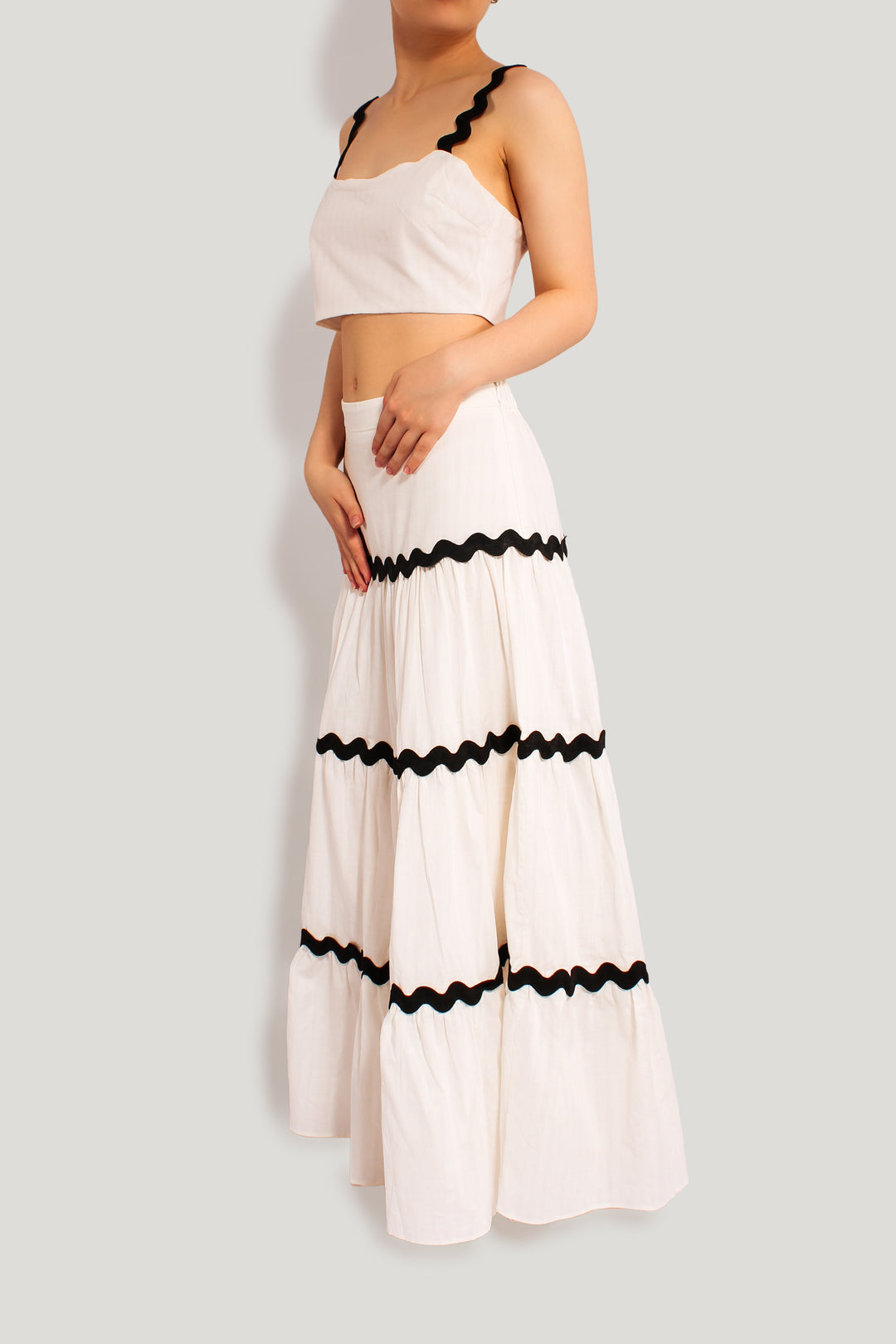 ALONDRA WHITE MAXI SET