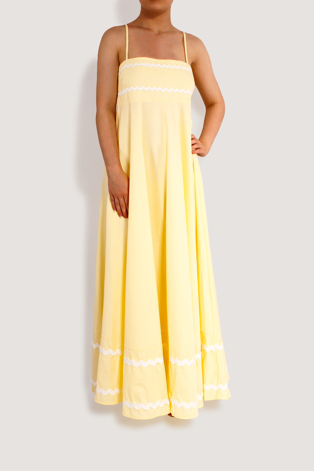 SUMMER WONDER LEMON MAXI DRESS