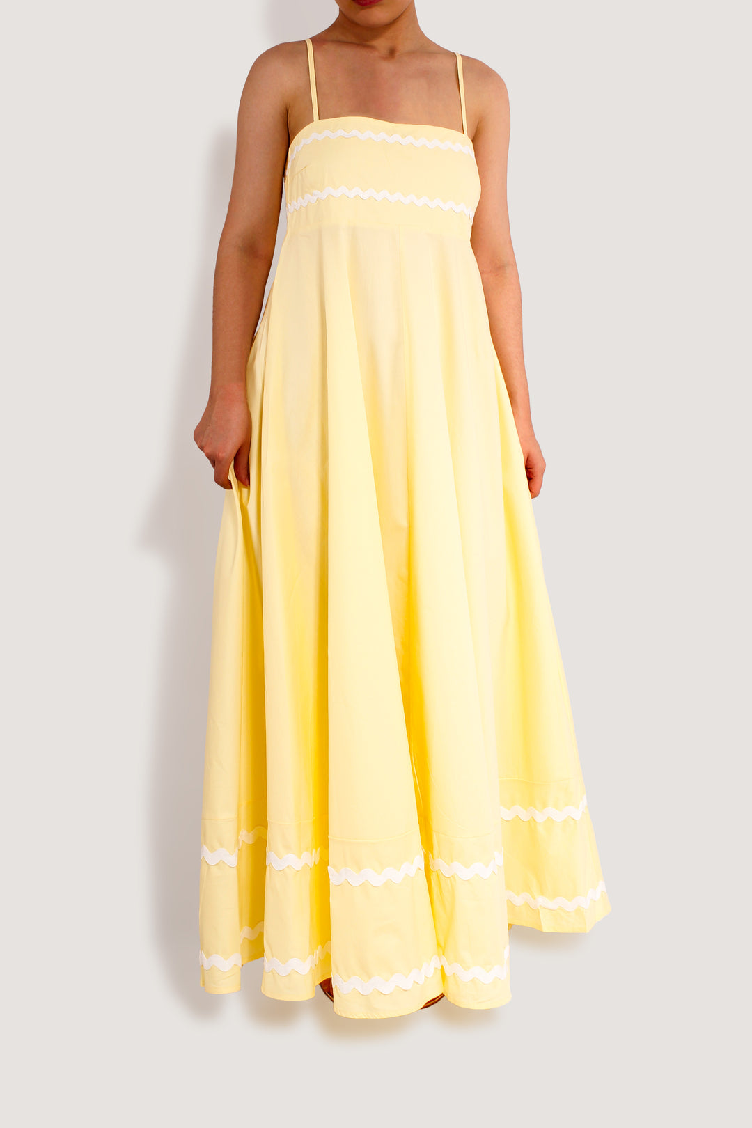 SUMMER WONDER LEMON MAXI DRESS