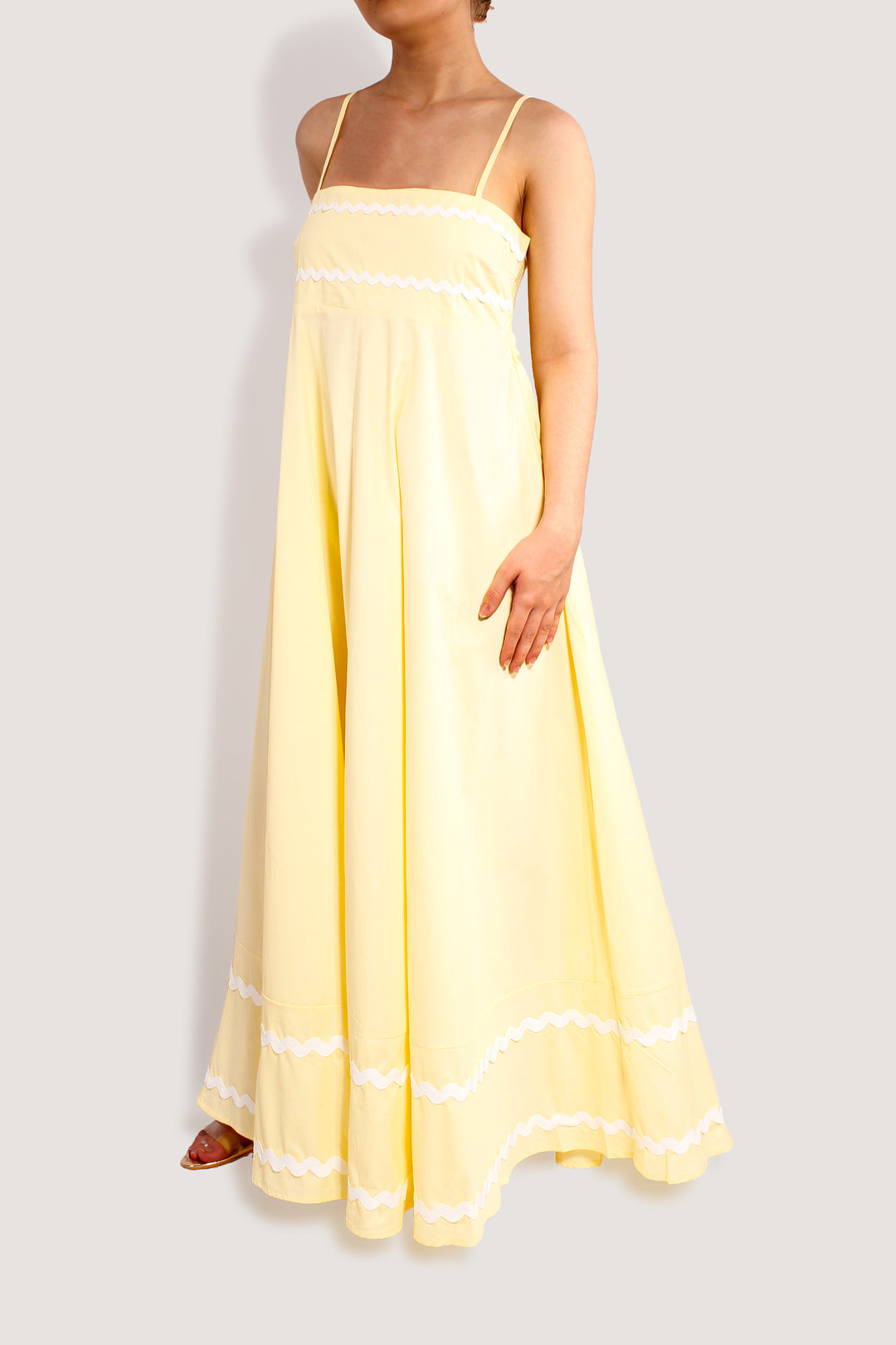 SUMMER WONDER LEMON MAXI DRESS