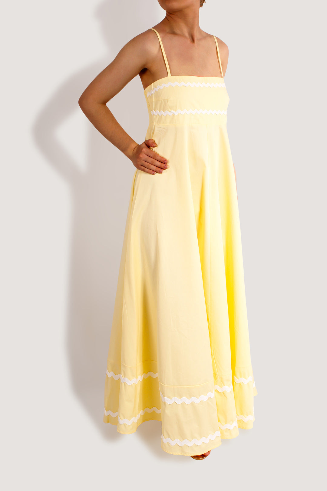 SUMMER WONDER LEMON MAXI DRESS