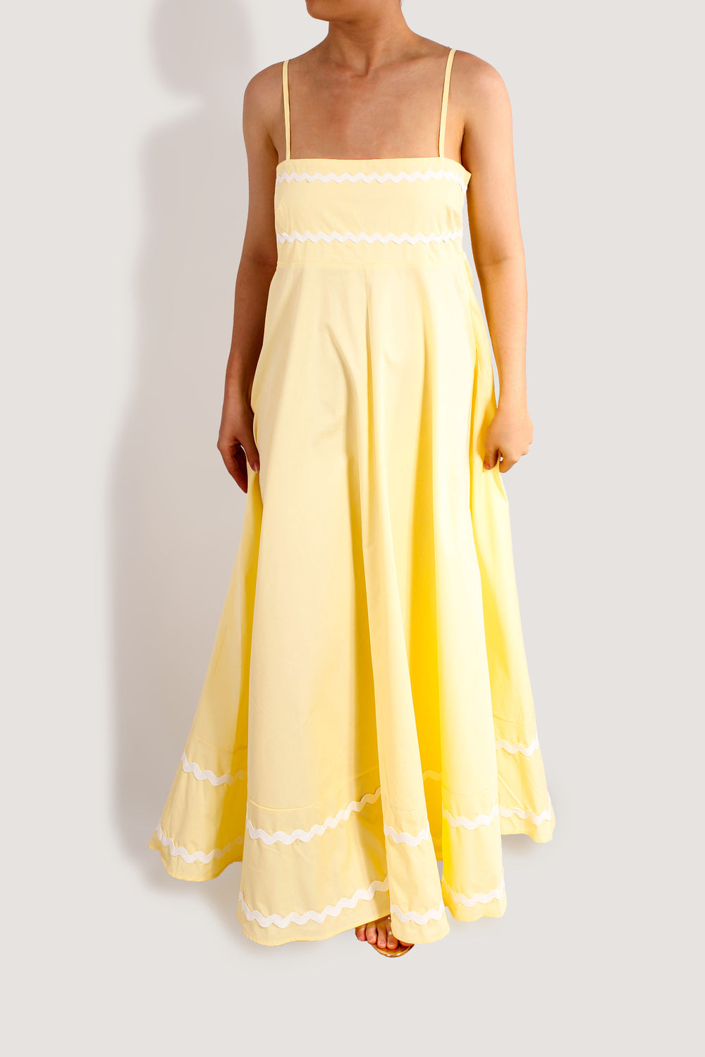 SUMMER WONDER LEMON MAXI DRESS