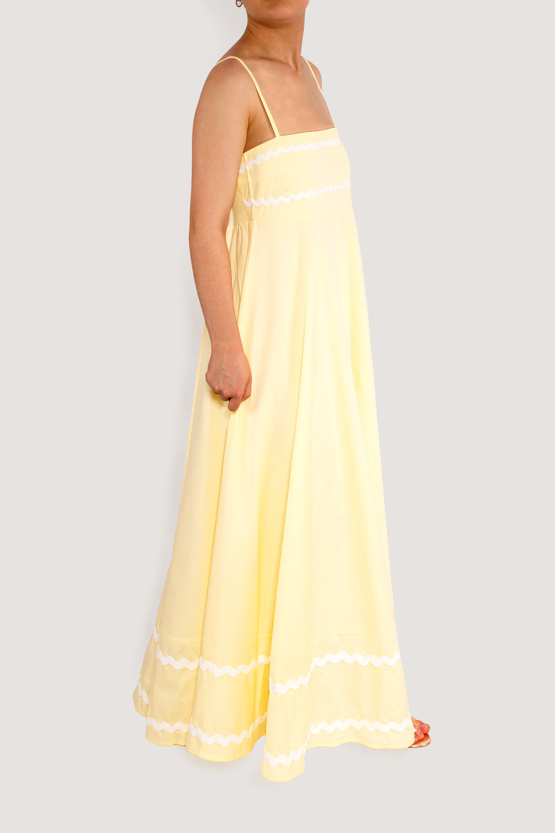SUMMER WONDER LEMON MAXI DRESS