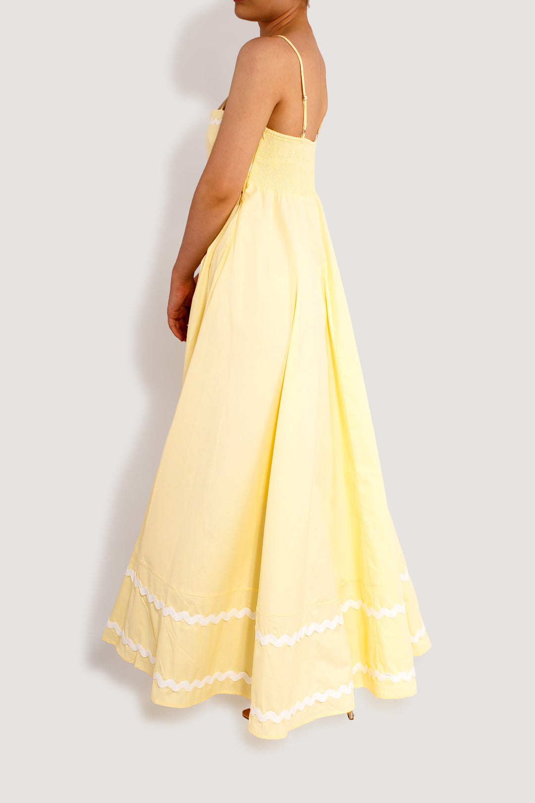 SUMMER WONDER LEMON MAXI DRESS
