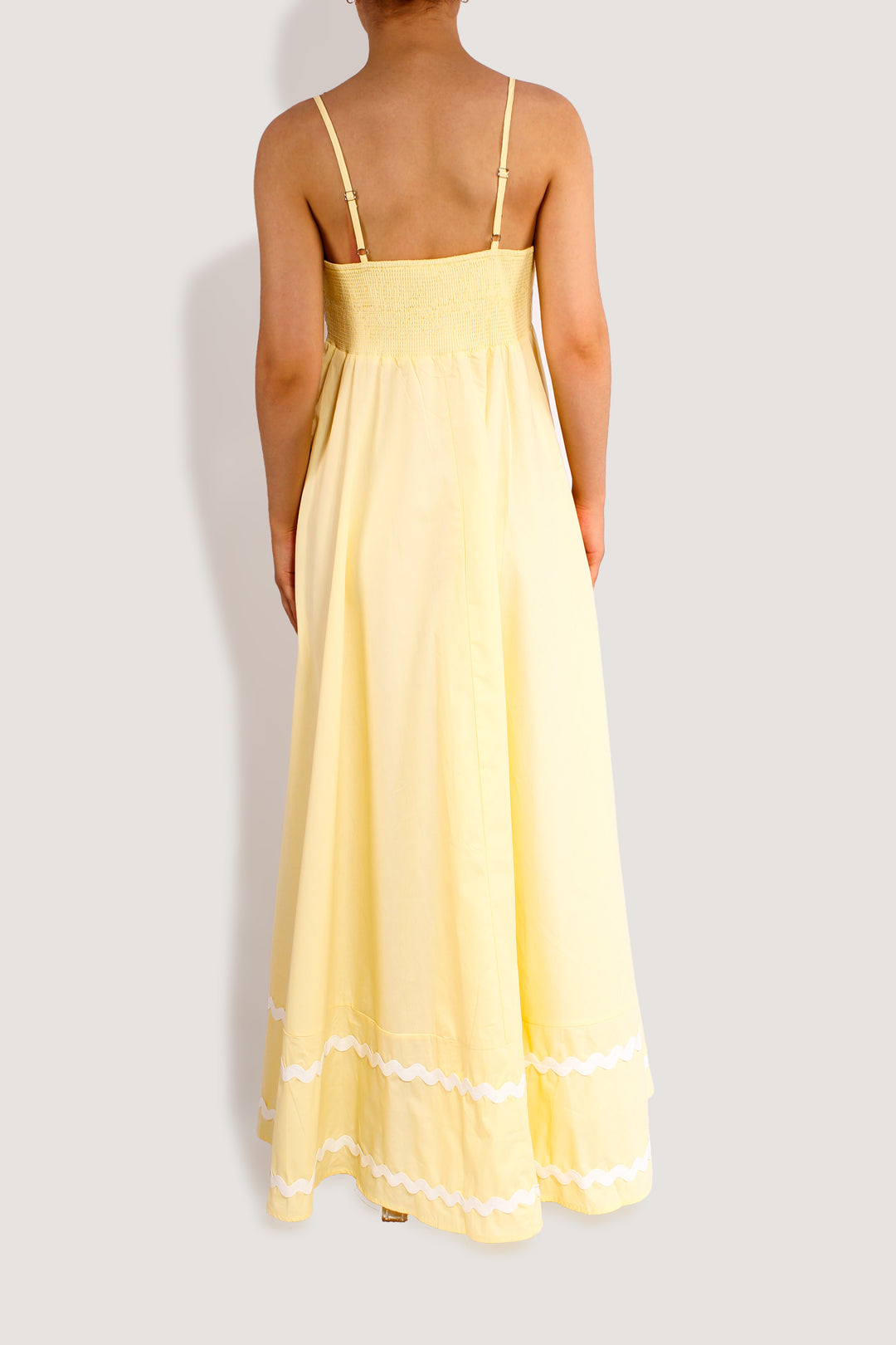 SUMMER WONDER LEMON MAXI DRESS