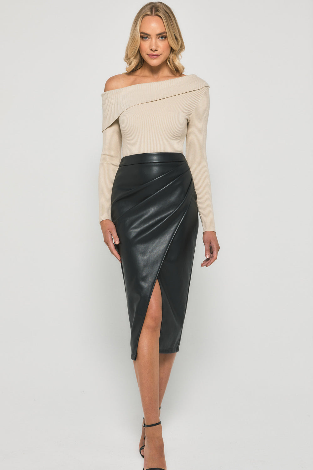 LIFE OF THE PARTY MIDI SKIRT