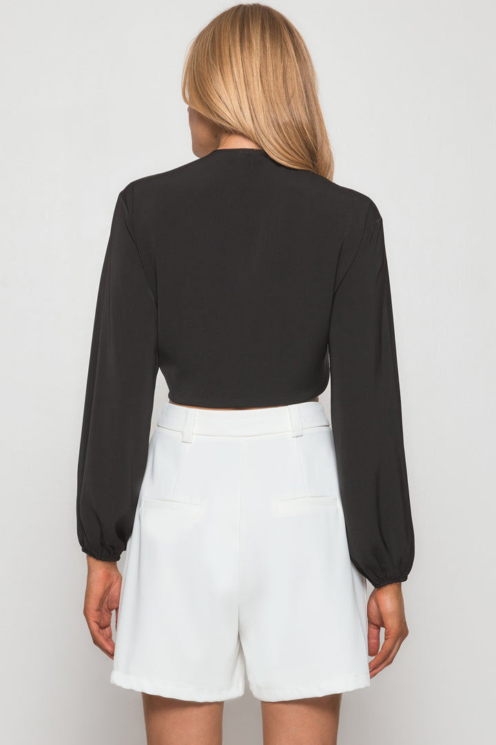 CITY LIFE TIE FRONT TOP
